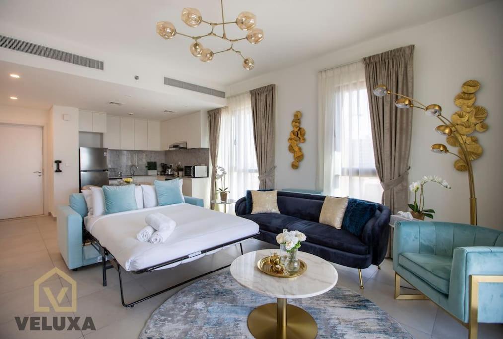 Veluxa - Luxury And Bright 1 Bedroom Apartment, Burj View! Dubai Exterior photo