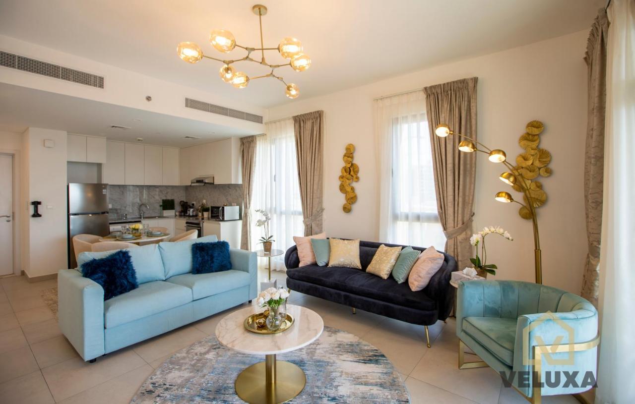 Veluxa - Luxury And Bright 1 Bedroom Apartment, Burj View! Dubai Exterior photo
